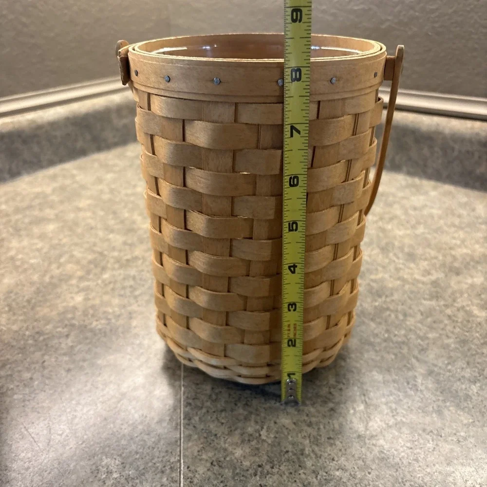 Longaberger Basket Lot Of 2 Handwoven 2005, 1997 Excellent Condition USA
